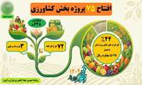  اینفوگرافی | افتتاح پروژه های کشاورزی شهرستان تیران و کرون